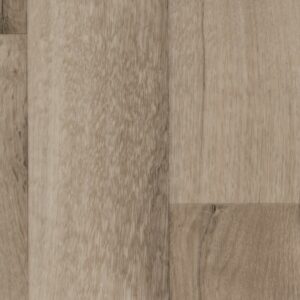 BRICOFLOR PVC Bodenbelag Meterware Holzoptik Rustikal Creme-Weiß-Grau mit Vliesrücken 400cm x 400cm