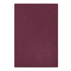 Karat Teppich London Flacher Schlingenflor Weinrot 240 x 150 cm