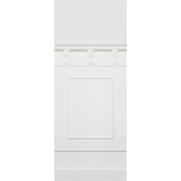 Sanders & Sanders Fototapete Panel Weiß 100 x 250 cm 611909