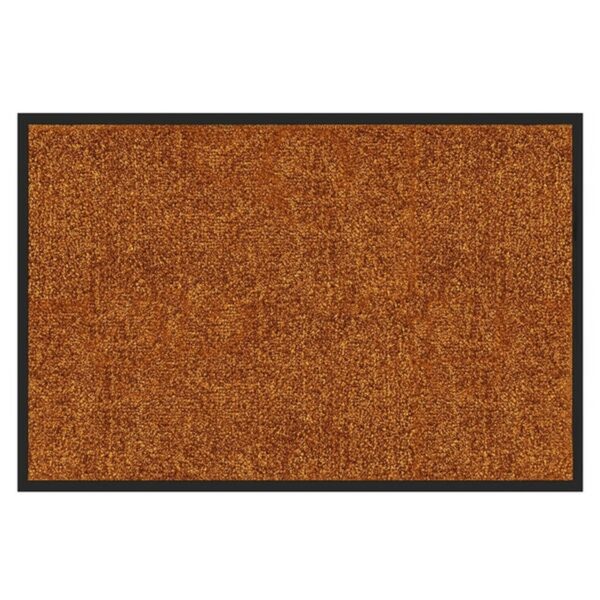 Karat Schmutzfangmatte Rhine - Sauberlaufmatte Fußmatte Türvorleger / 60 x 90 cm Braun