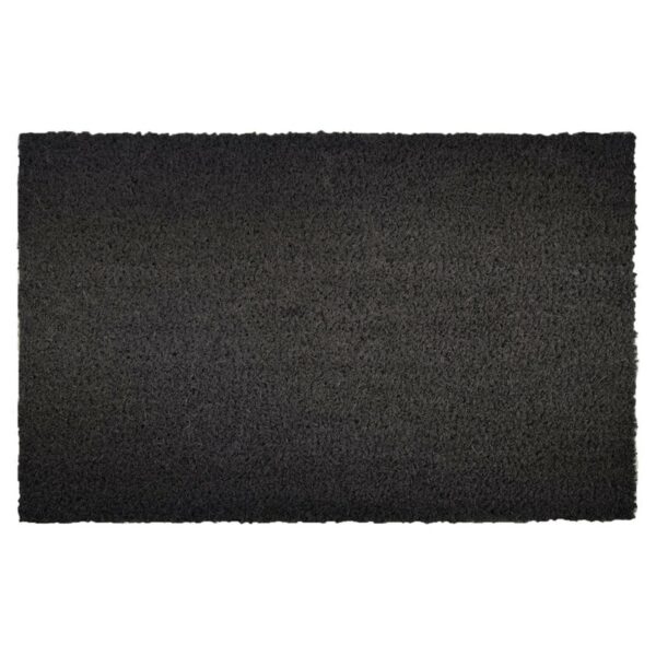 KARAT Kokosmatte Eingangsmatte Fußabtreter Schwarz 24 mm 50 x 80 cm