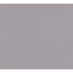 Livingwalls Tapete Uni Grau 53 cm x 10