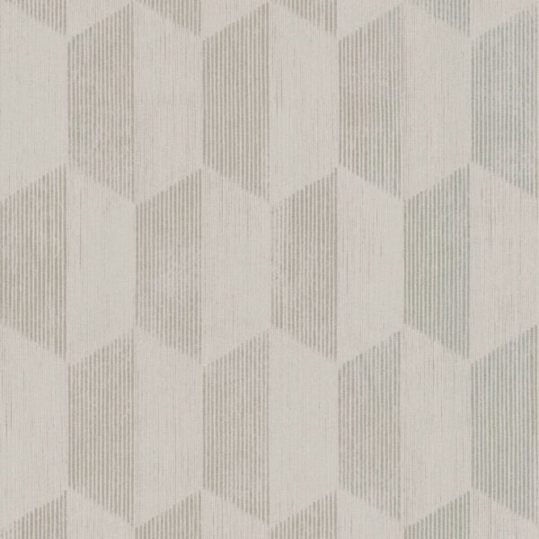 Tadessi Tapete 3D Optik Tommaso M1 No 3468 Vliestapete Beige Silber Grafik Geometrisch