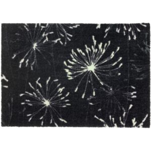 Schöner Wohnen Sauberlaufmatte Manhattan 50 x 70 cm Pusteblume Anthrazit-Mint