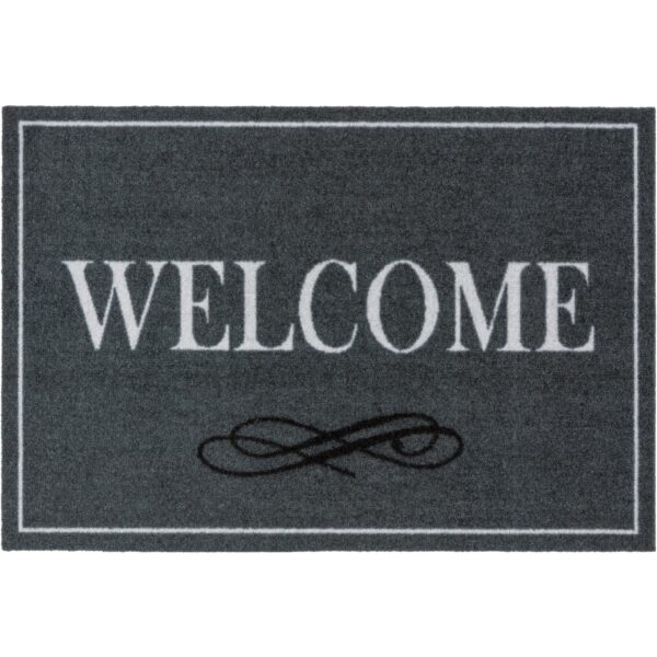 Astra Sauberlaufmatte Homelike 40 cm x 60 cm Welcome Grau