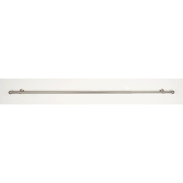 mydeco Gardinenstange-Komplettset 2in1 ausziehbar Edelstahl-Optik 120-210cm