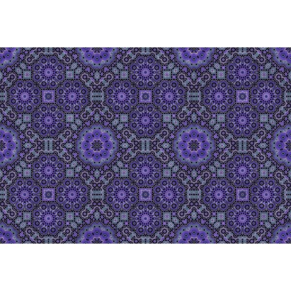 Fototapete Muster Abstrakt Mosaik Schwarz Violett 4