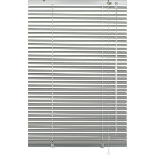 Gardinia Aluminium Jalousie 60 cm x 175 cm Silber