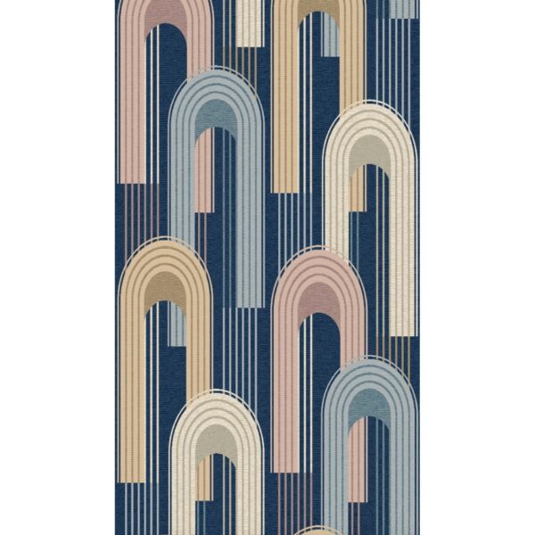 Schöner Wohnen Vliestapete New Delight Grafisch Blau-Beige FSC®