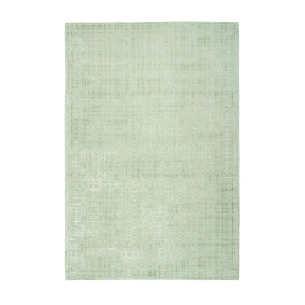 MeGusta Kurzflor Teppich Uni Mint Viskose 120x170 cm Alma