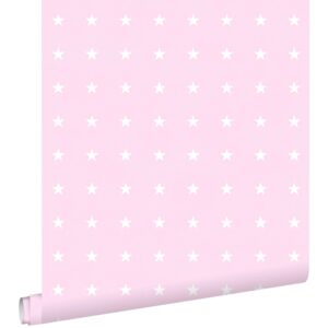 ESTAhome Tapete Sterne Rosa 53 cm x 10