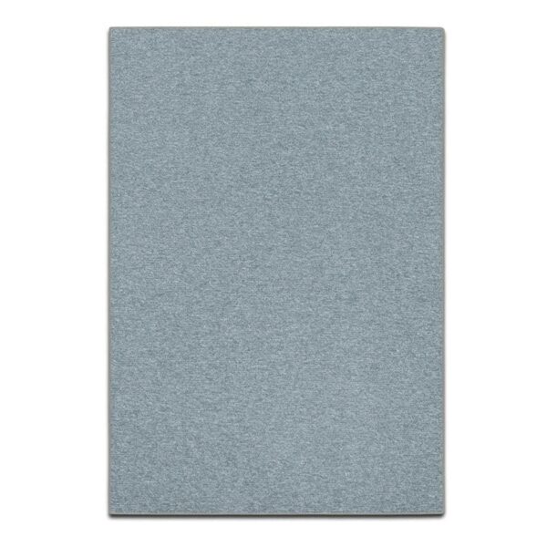 Karat Teppich London Flacher Schlingenflor Hellgrau 240 x 100 cm