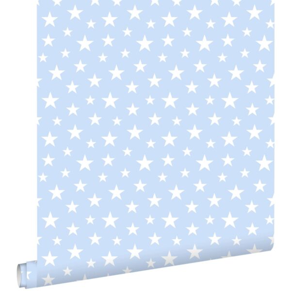 ESTAhome Tapete Kleine Sterne Hellblau 53 cm x 10