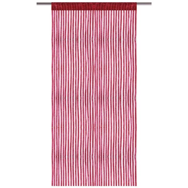 Bestlivings Fadenvorhand Fadengardine Vorhang Gardine Rot 90 cm x 250 cm